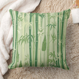 Coussin Inspiration de la forêt de Kagu Bamboo