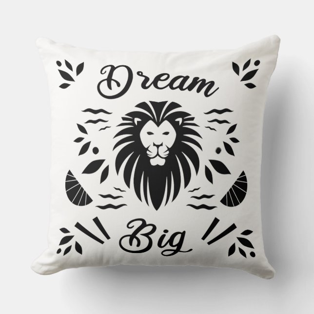 Coussin Inspiration de l'Esprit du Lion (Recto)