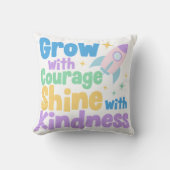 Coussin Inspiration Gentille et Courageuse pour les Petits (Recto)