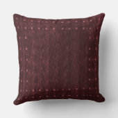 Coussin Inspirational Quote Burgundy Decor Cushion  (Verso)