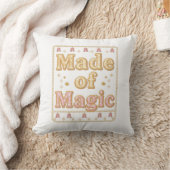Coussin Inspirational Sparkly "Made of Magic" (Couverture)