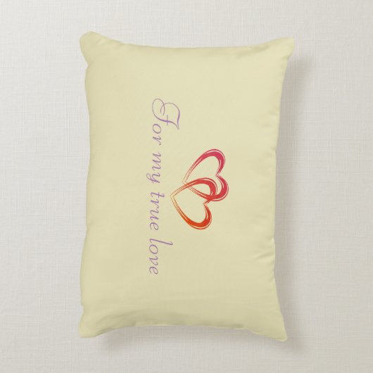 Coussin Inspirationnel - Amour (Dos(Vertical))