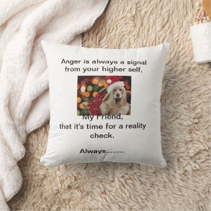 Coussin Inspirationnel Derniers Chat et Chien