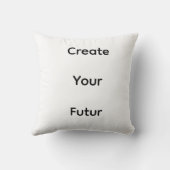 Coussin Inspire le Monde – Conception d'art esthétique mod (Verso)