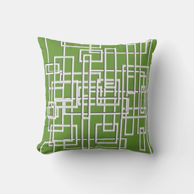 Coussin inspiré moderne #701 de la moitié du (Recto)