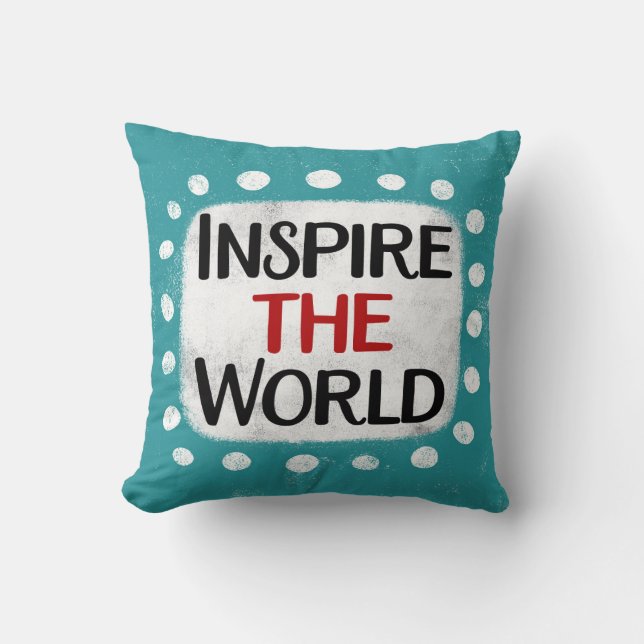 Coussin Inspirer L'Oreiller Du Monde (Recto)