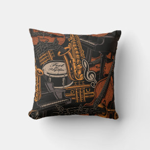 Coussin Instruments de musique partout