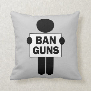 Coussin Interdire les armes