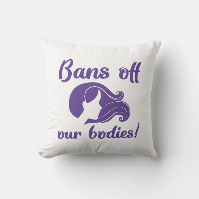 Coussin Interdit Nos Corps (Recto)