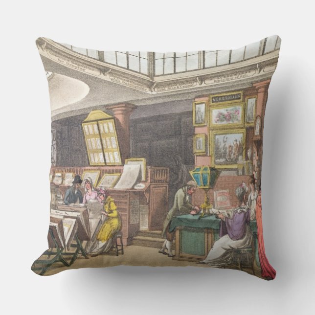 Coussin Intérieur dépôt d'Ackermann du "des arts, Lit (Recto)