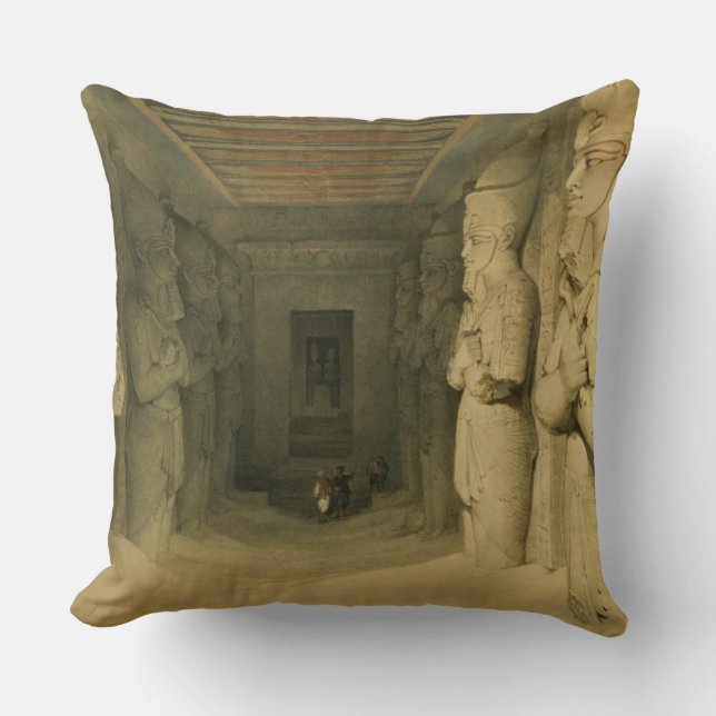 Coussin Intérieur du temple d'Abu Simbel, de "Egypte (Recto)