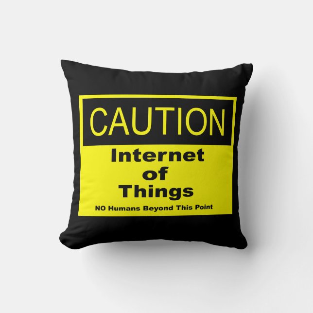 Coussin Internet des objets IoT Avertissement Signal d'ave (Recto)