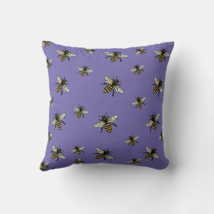 Coussin invasion d'abeilles