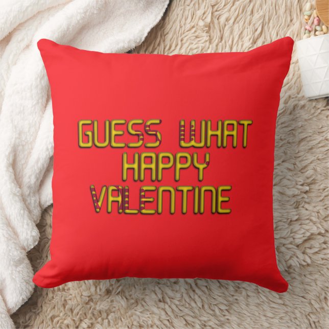 Coussin Invitation De Coeur : Devinez Quoi ! Saint-Valenti (Couverture)