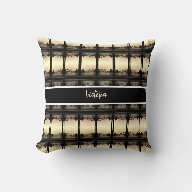 Coussin Iran Ispahan palais chehel sotun 1970 (Recto)