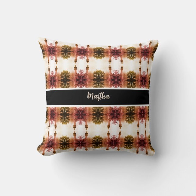 Coussin Iran vintage Mosquée royale d'Ispahan (Recto)