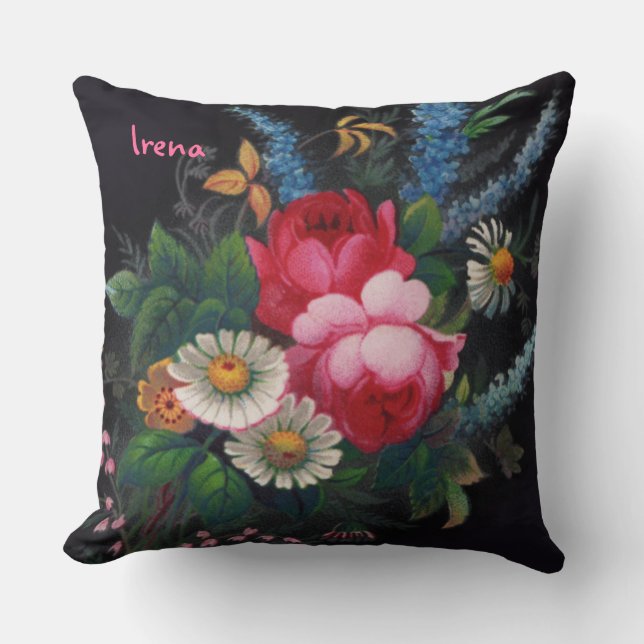 Coussin Irena Bouquet victorien Jeu d'oreiller (Recto)