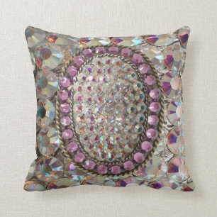 Coussin iridescent de fausse pierre de BLING BLING