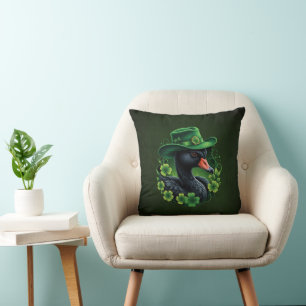 Coussin Irish Elegance, le cygne noir de St Patrick