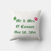 Coussin irlandais de mariage (Verso)