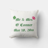 Coussin irlandais de mariage (Recto)