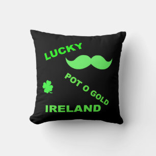 Coussin Irlandais Lucky Pot o Gold Citations Cushion