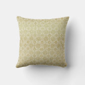 Coussin Irlandais mariage bénédiction, or et Mariage vert (Verso)