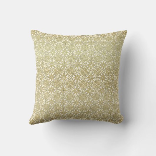 Coussin Irlandais mariage bénédiction, or et Mariage vert (Verso)