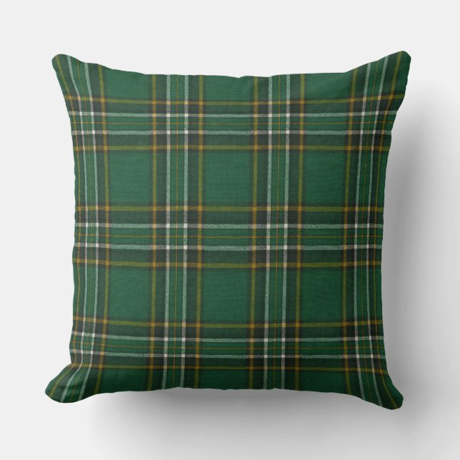 Coussin Irlandais Original Tartan Carré Pillow (Recto)