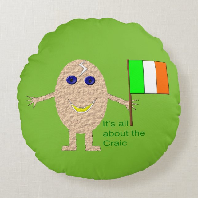 Coussin irlandais patriotique (Devant)