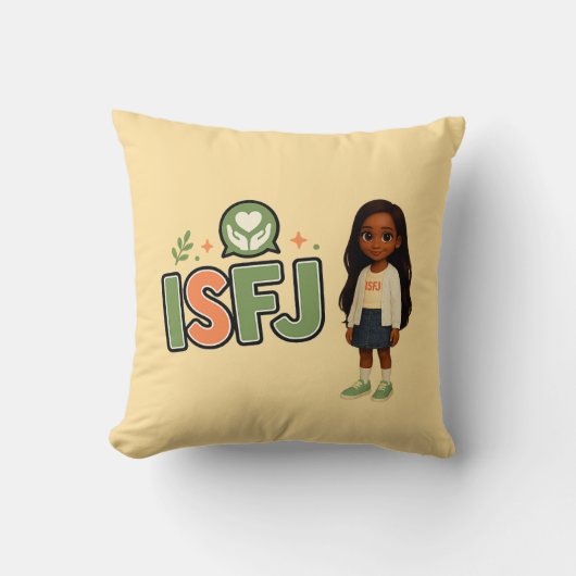 Coussin ISFJ — A Guardiã da Harmonia (Recto)