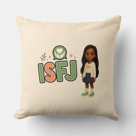 Coussin ISFJ — A Guardiã da Harmonia (Recto)