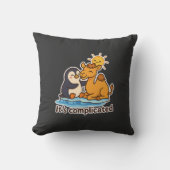 Coussin It’s Complicated Throw Pillow (Recto)