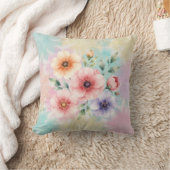 Coussin It’s Time To Bloom Tie Dye Florals (Couverture)