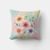 Coussin It’s Time To Bloom Tie Dye Florals (Recto)
