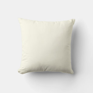 Coussin Ivory White FFFF0 - Option pour ajouter un nom