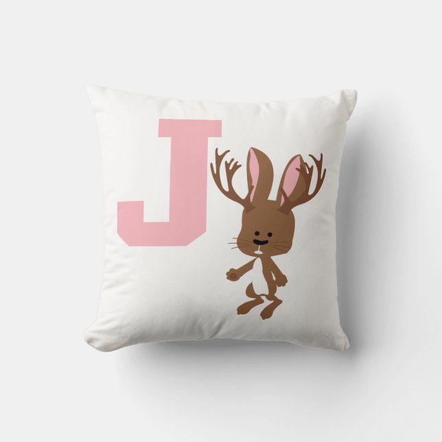 Coussin J est pour Jackalope (Recto)