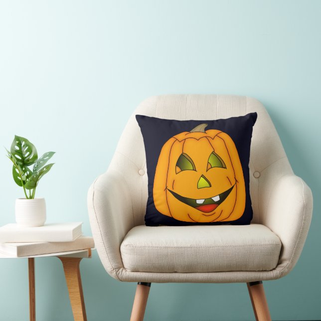 Coussin Jack o'Lantern 1© (Chaise)