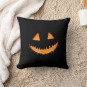 Coussin Jack O'Lantern Face Halloween Jeu d'oreiller (Couverture)