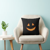 Coussin Jack O'Lantern Face Halloween Jeu d'oreiller (Chaise)