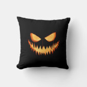 Coussin Jack O'Lantern Face Halloween Jeu d'oreiller (Recto)