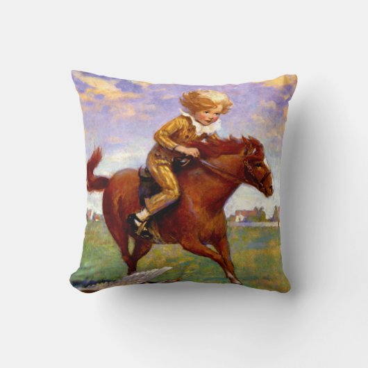 Coussin "Jackanapes" par Jessie Willcox Smith (Recto)