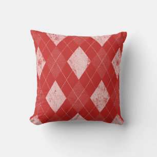 Coussin Jacquard Monochrome Perdu Rouge