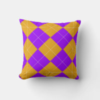 Jacquard pourpre et orange
