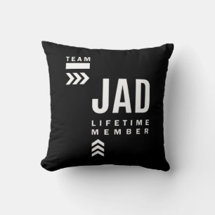 Coussin Jad Nom personnalisé Anniversaire Cadeau