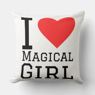 Coussin J'adore fille magique