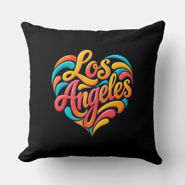Coussin J'adore LA ! (Recto)