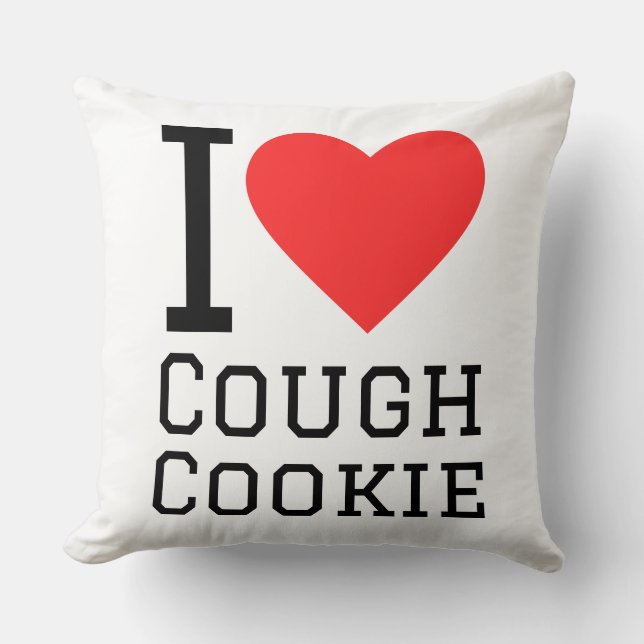Coussin J'adore la pâte à cookies (Recto)
