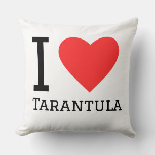 Coussin J'adore la tarentule