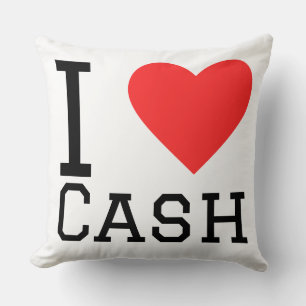 Coussin J'adore l'argent 